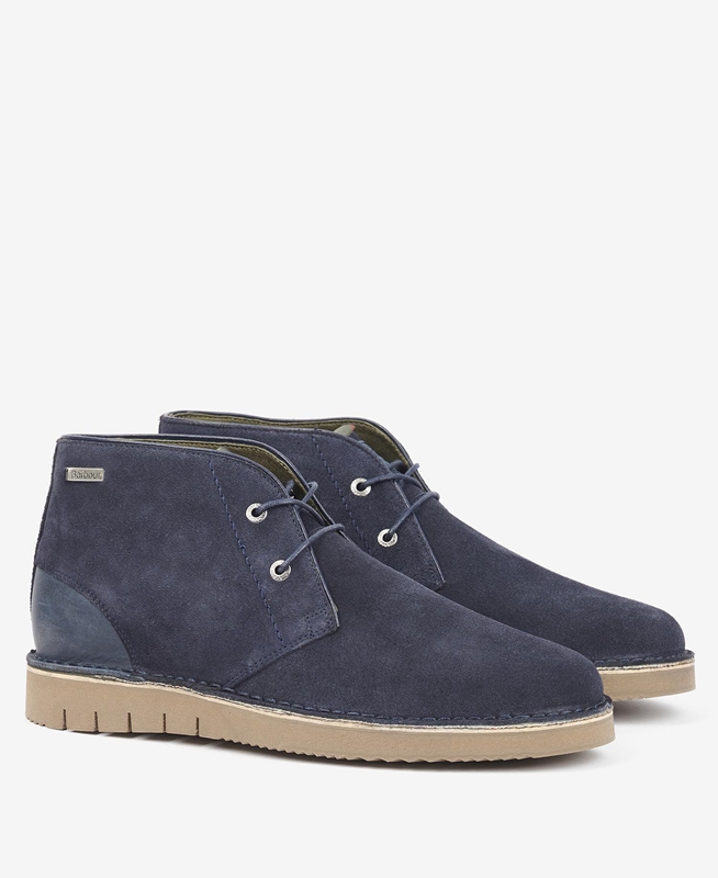 Barbour Kent Desert Férfi Csizma Sötétkék | 581347-LPV