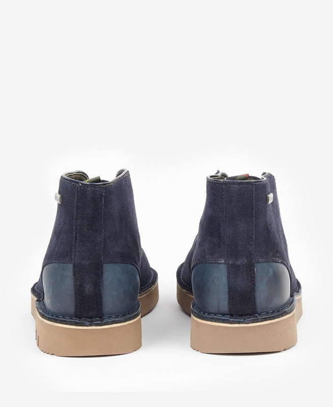 Barbour Kent Desert Férfi Csizma Sötétkék | 581347-LPV
