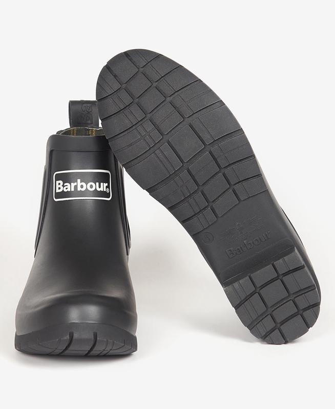 Barbour Kingham Női Csizma Fekete | 423976-CAY