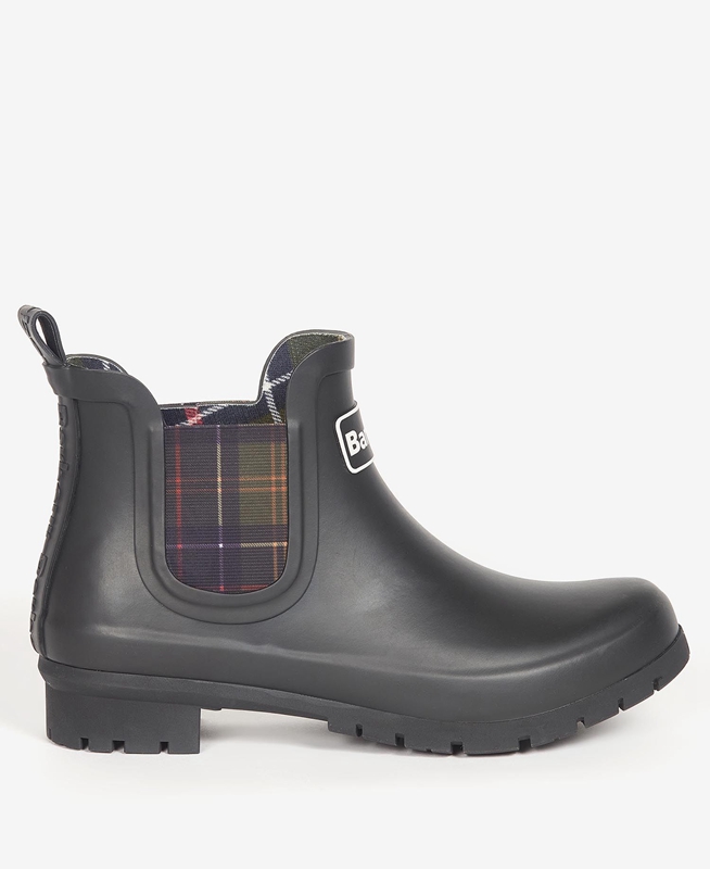 Barbour Kingham Női Csizma Fekete | 423976-CAY