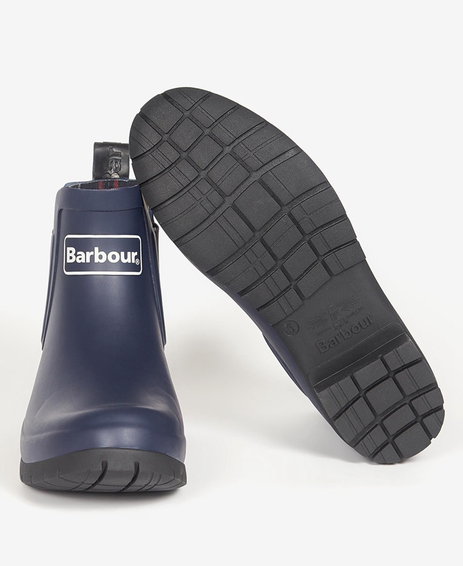 Barbour Kingham Női Csizma Sötétkék | 928401-JXY
