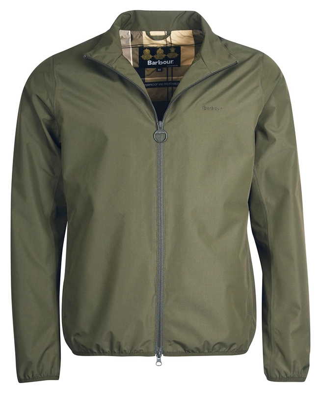 Barbour Korbel Férfi Vízálló Kabát Olivazöld | 628145-GEA