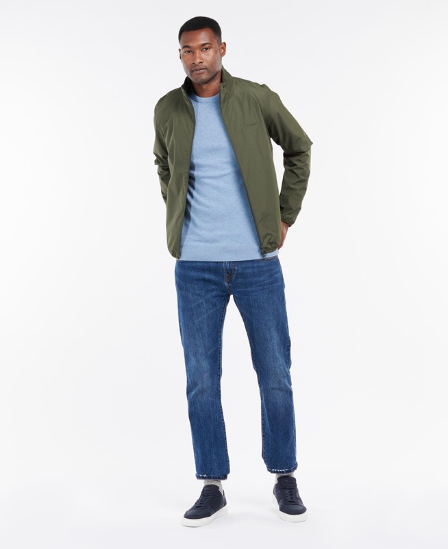 Barbour Korbel Férfi Vízálló Kabát Olivazöld | 628145-GEA