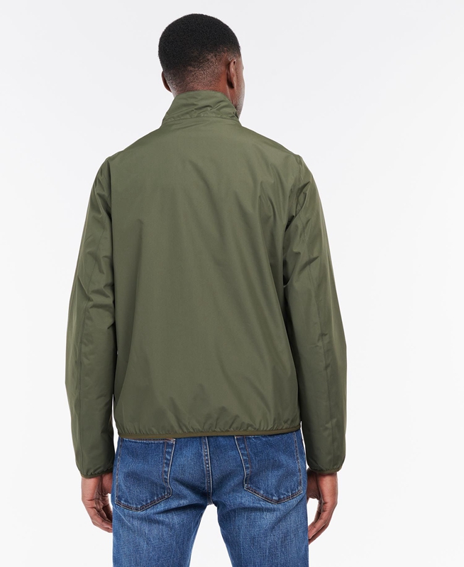 Barbour Korbel Férfi Vízálló Kabát Olivazöld | 628145-GEA