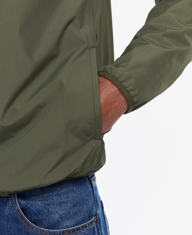 Barbour Korbel Férfi Vízálló Kabát Olivazöld | 628145-GEA