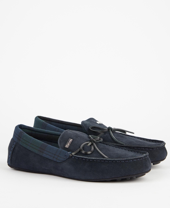 Barbour Kurila Férfi Papucs Sötétkék | 674289-IXL