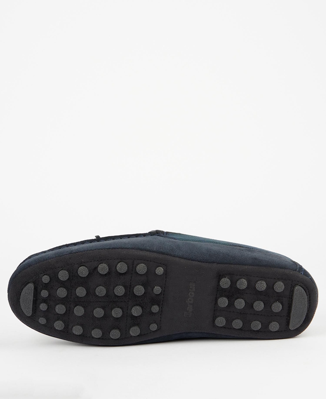 Barbour Kurila Férfi Papucs Sötétkék | 674289-IXL