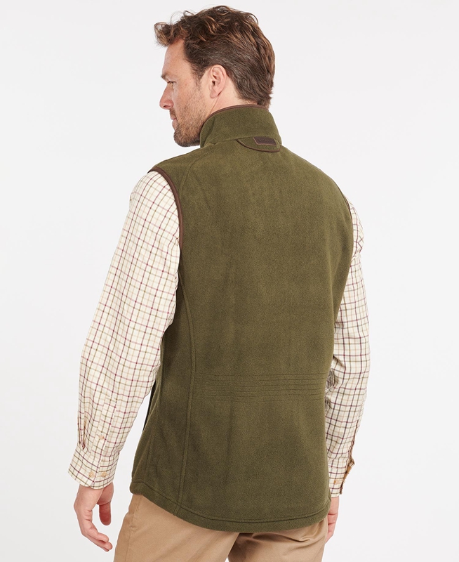 Barbour Langdale Férfi Mellény Zöld | 146057-KCR