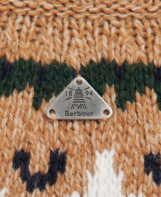 Barbour Langford Knit Női Pulóverek Bézs | 935017-YDX