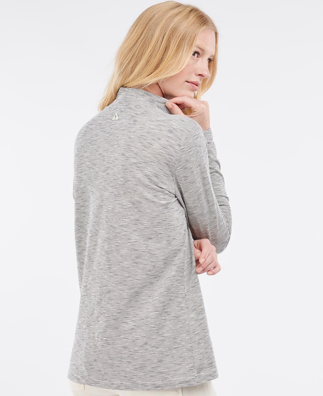 Barbour Leathes Top Női Póló Krém | 273068-ZTB