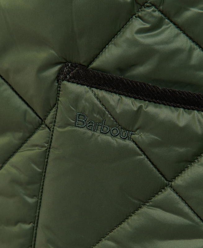 Barbour Liddesdale Cardigan Férfi Vattázott Kabát Olivazöld | 410962-CUX