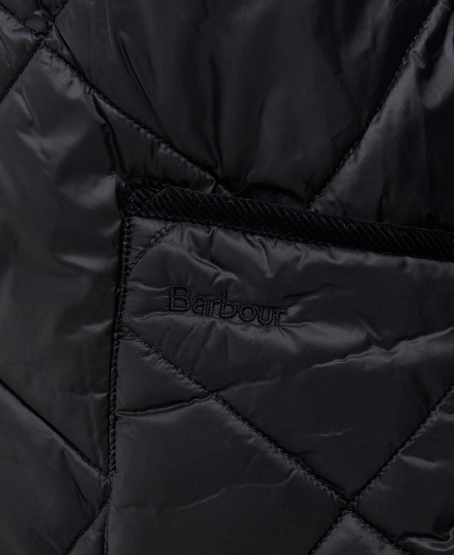 Barbour Liddesdale Cardigan Férfi Vattázott Kabát Fekete | 948365-HIU