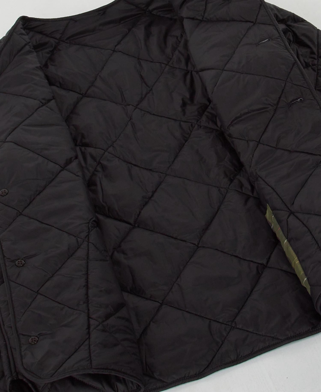 Barbour Liddesdale Cardigan Férfi Vattázott Kabát Fekete | 948365-HIU