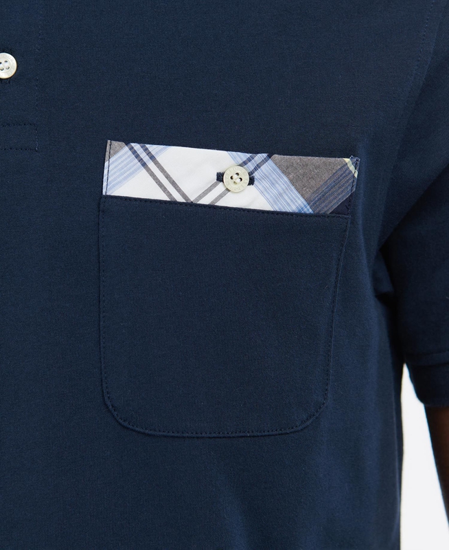 Barbour Lirst Férfi Polo shirts Sötétkék | 437918-RHM