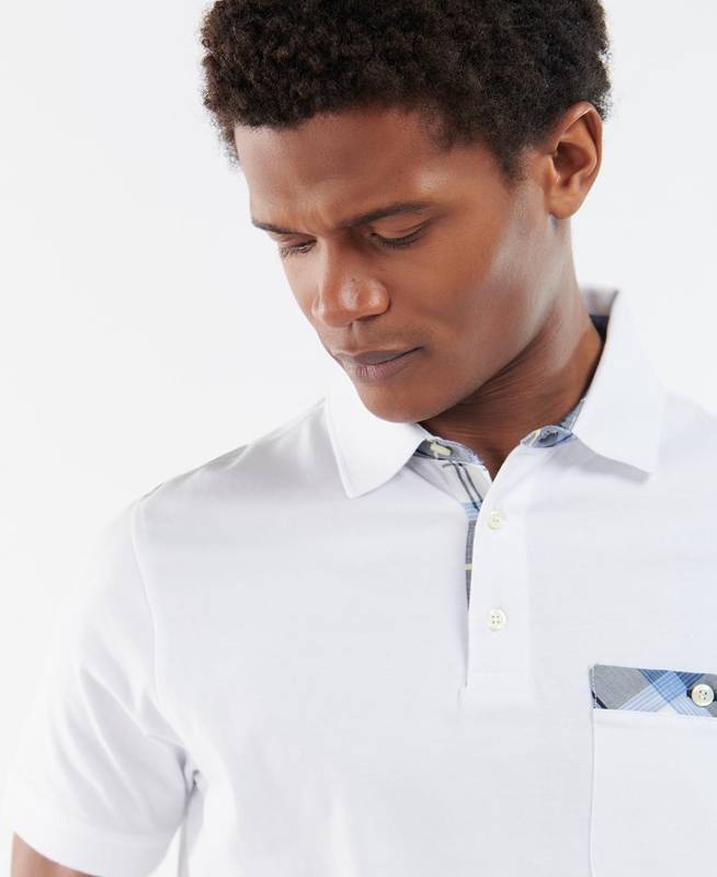 Barbour Lirst Férfi Póló Fehér | 382950-IBW