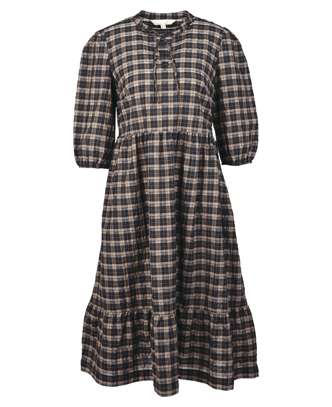 Barbour Lorelie Női Ruha Fekete | 351268-BIM