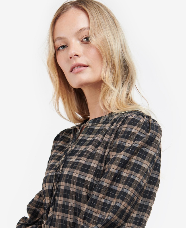 Barbour Lorelie Női Ruha Fekete | 351268-BIM