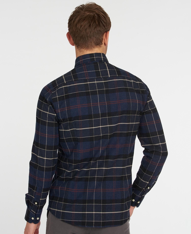 Barbour Lutsleigh Férfi Ingek Sötétkék | 782634-PLB