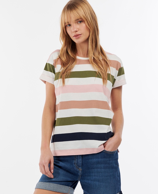 Barbour Lyndale Top Női Póló Színes | 673904-DNZ