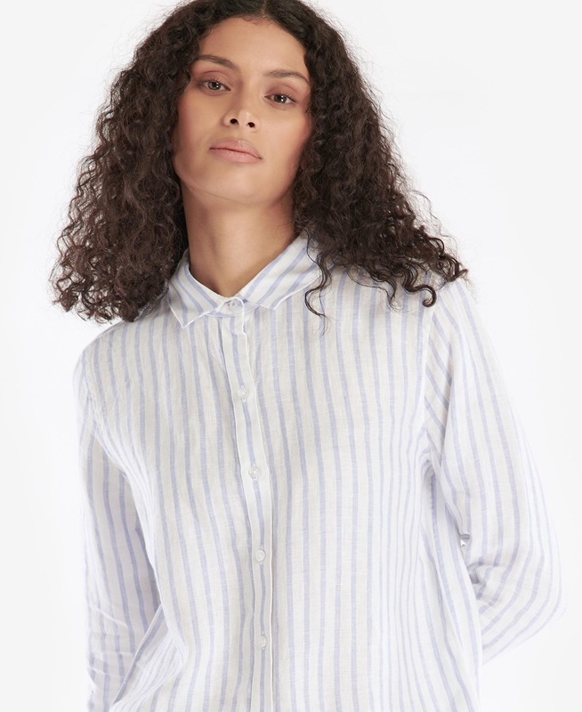 Barbour Marine Női Ingek Fehér | 512439-MJZ