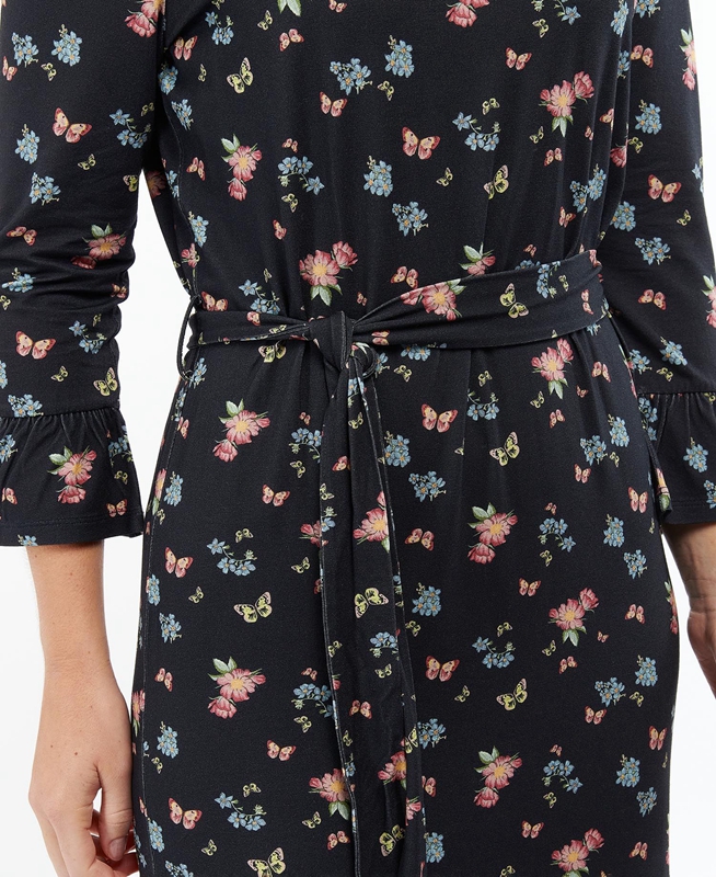 Barbour Marlowe Női Ruha Fekete | 735490-HDM