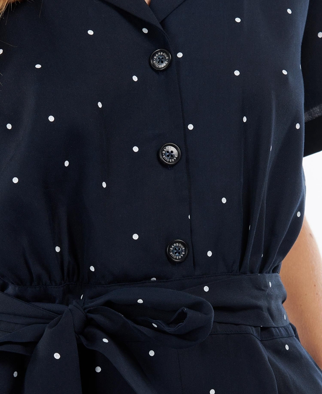 Barbour Melita Jumpsuit Női Ruha Sötétkék | 193420-FXH