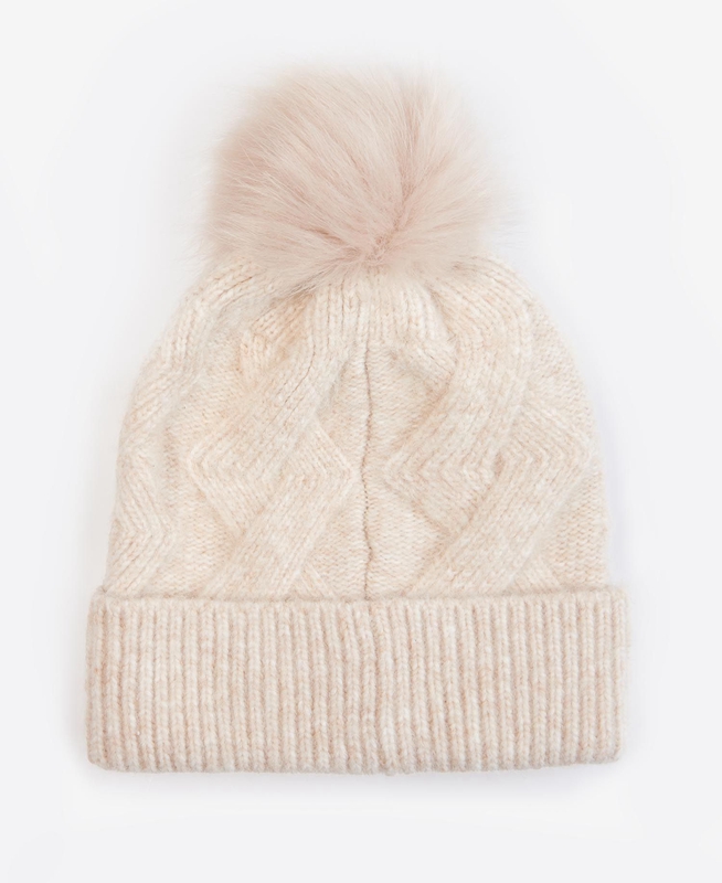 Barbour Montrose Beanie Női Kalap Krém | 092317-KQB