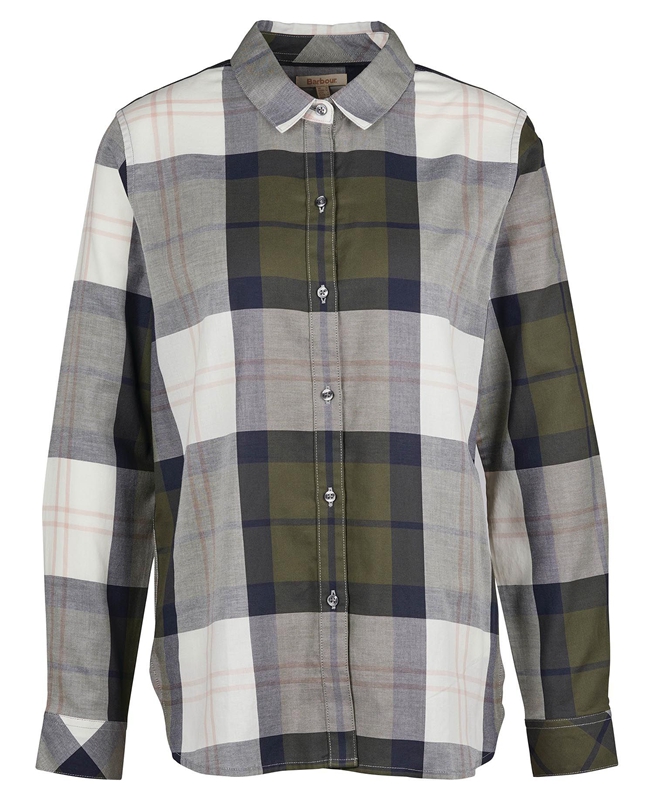 Barbour Moorland Női Ingek Olivazöld | 706835-KYZ
