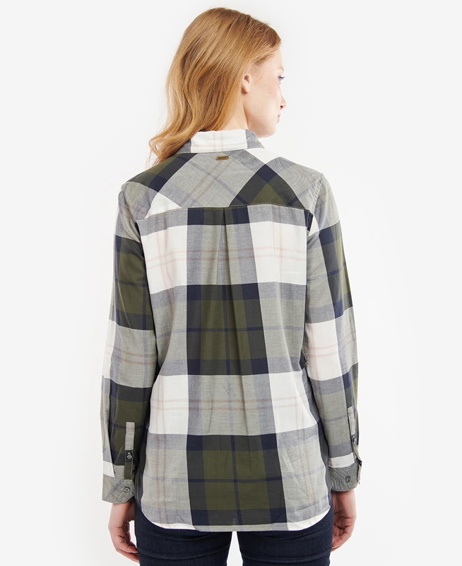 Barbour Moorland Női Ingek Olivazöld | 706835-KYZ
