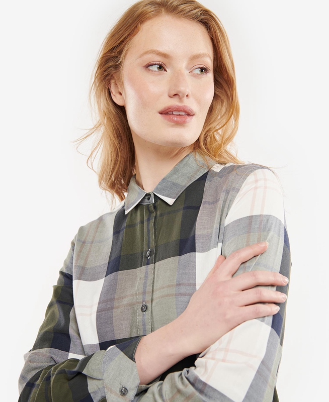 Barbour Moorland Női Ingek Olivazöld | 706835-KYZ