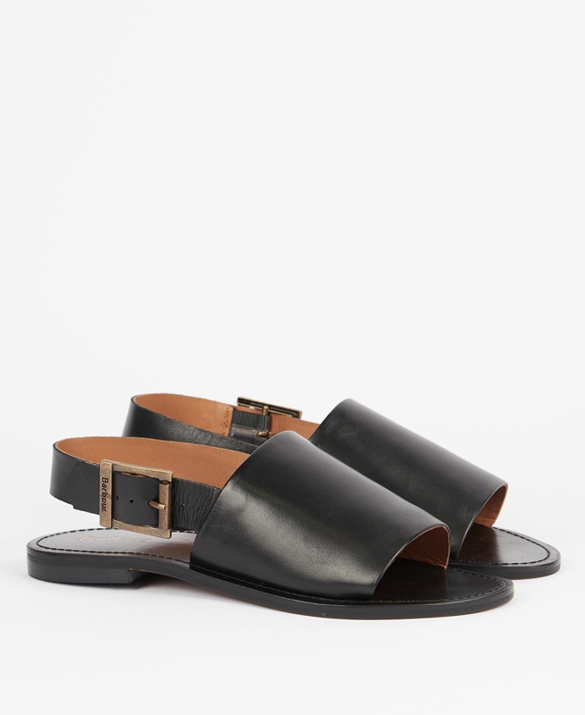Barbour Moreda Női Szandál Fekete | 365104-BFE