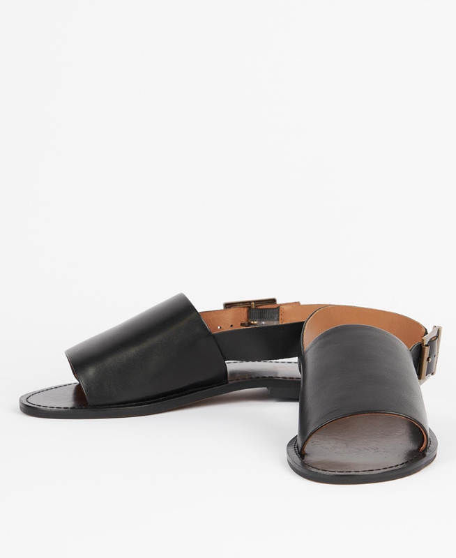 Barbour Moreda Női Szandál Fekete | 365104-BFE
