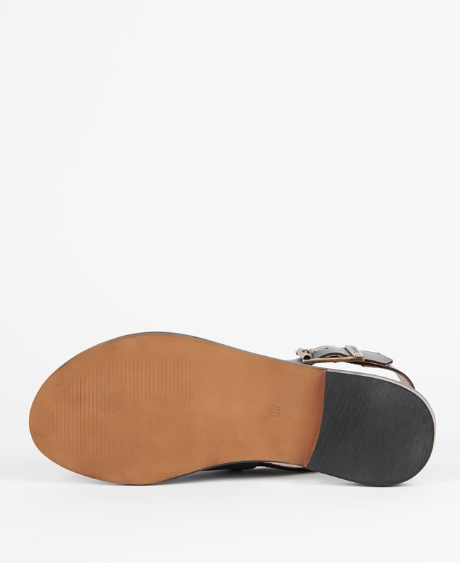 Barbour Moreda Női Szandál Fekete | 365104-BFE