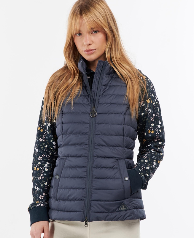 Barbour Morwick Női Mellény Sötétkék | 328059-ALP