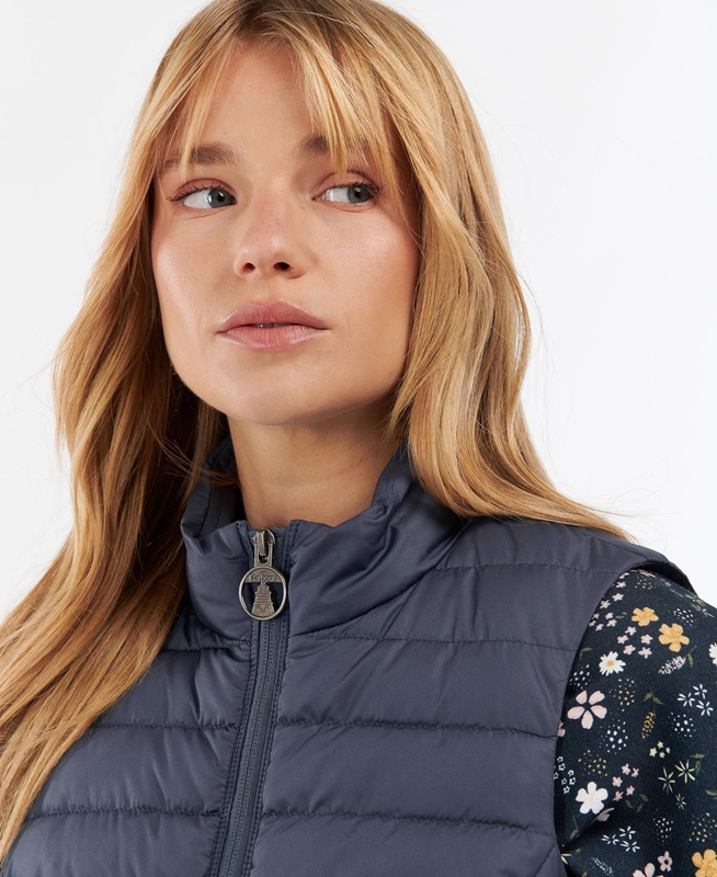 Barbour Morwick Női Mellény Sötétkék | 328059-ALP