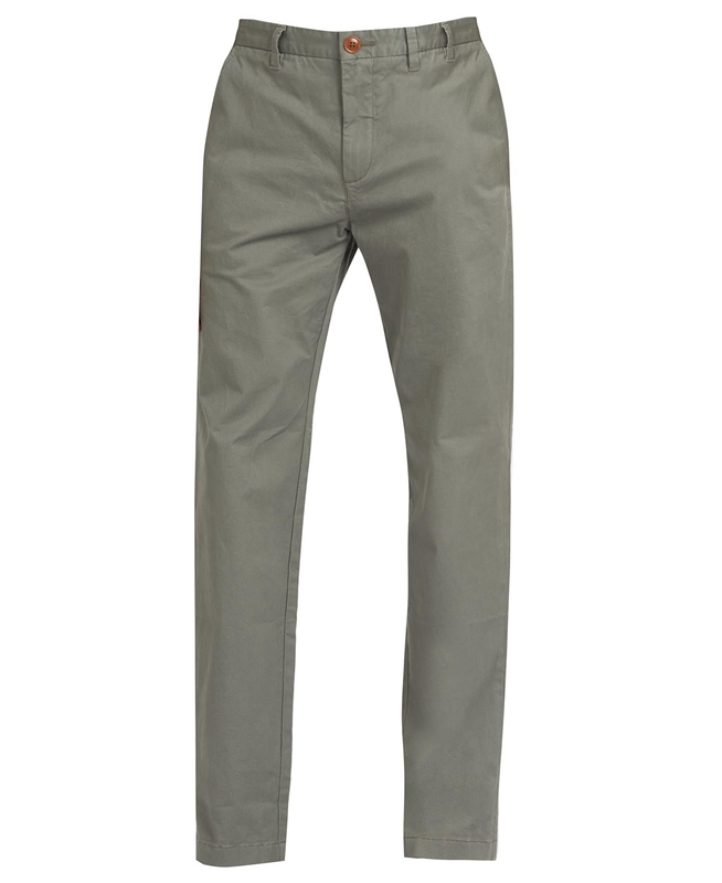 Barbour Neuston Essential Chinos Férfi Nadrág Olivazöld | 194538-WQC