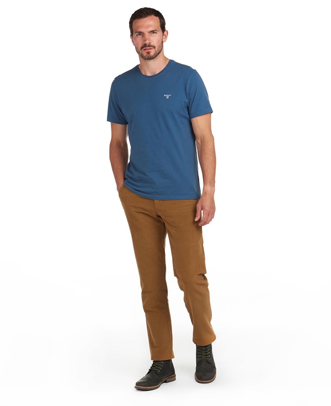 Barbour Neuston Moleskin Trousers Férfi Nadrág Bézs | 193580-VZL