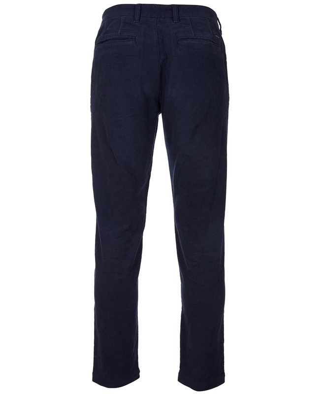 Barbour Neuston Moleskin Trousers Férfi Nadrág Kék | 352608-EIK