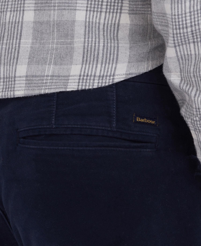 Barbour Neuston Moleskin Trousers Férfi Nadrág Kék | 352608-EIK