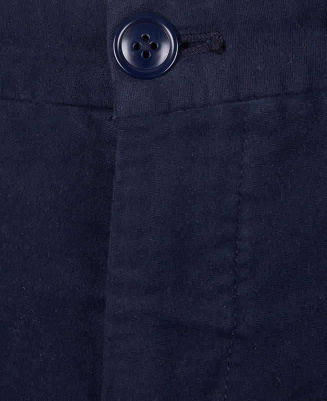 Barbour Neuston Moleskin Trousers Férfi Nadrág Kék | 352608-EIK