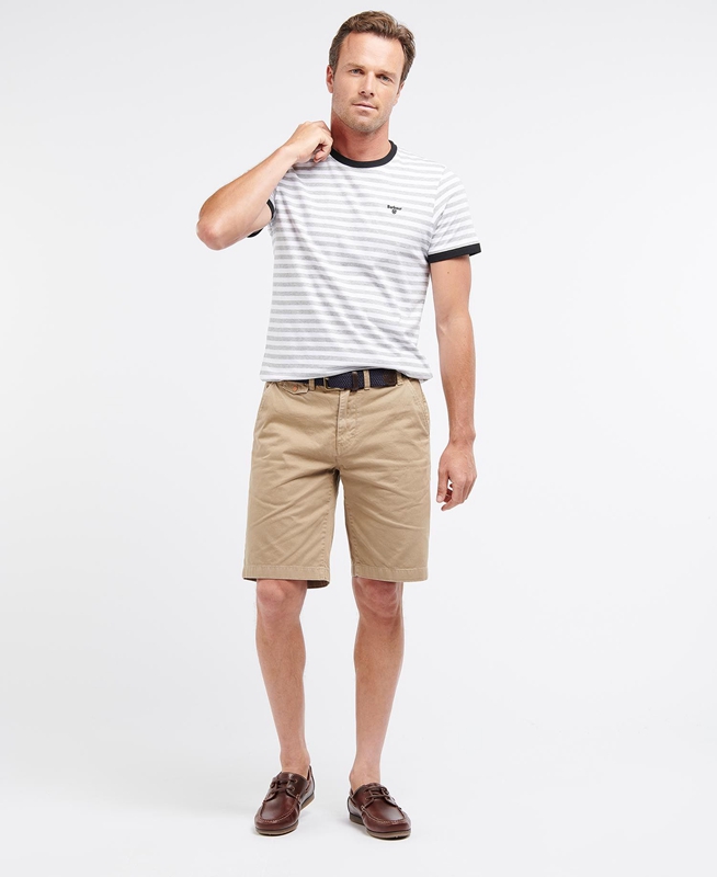 Barbour Neuston Twill Férfi Nadrág Bézs | 920167-IZV