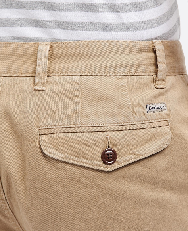 Barbour Neuston Twill Férfi Nadrág Bézs | 920167-IZV