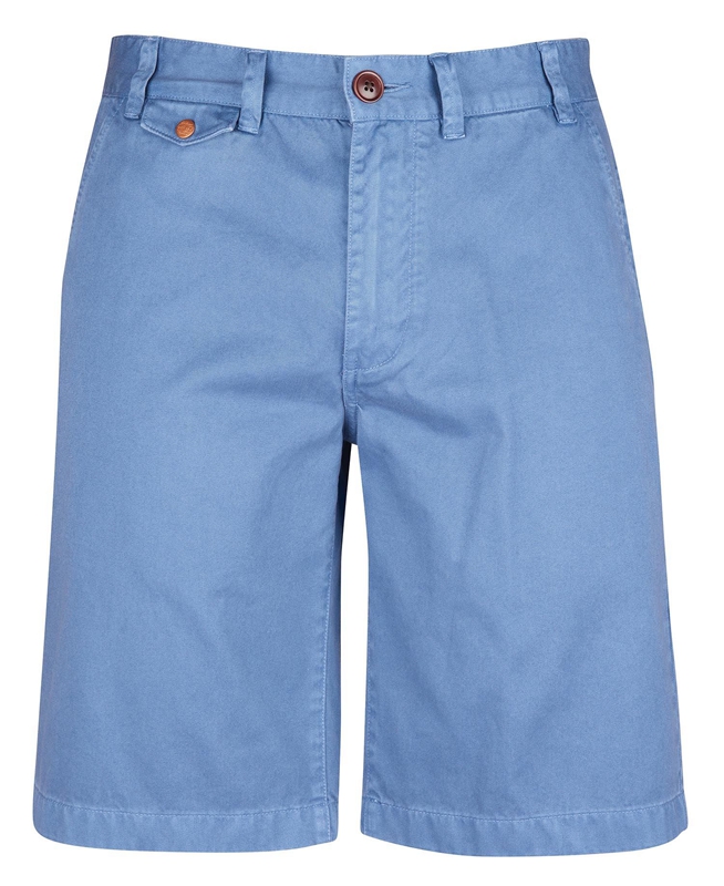 Barbour Neuston Twill Férfi Nadrág Kék | 725680-QUS