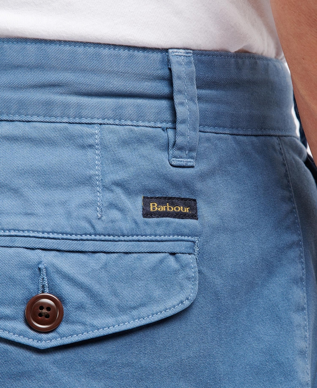Barbour Neuston Twill Férfi Nadrág Kék | 725680-QUS