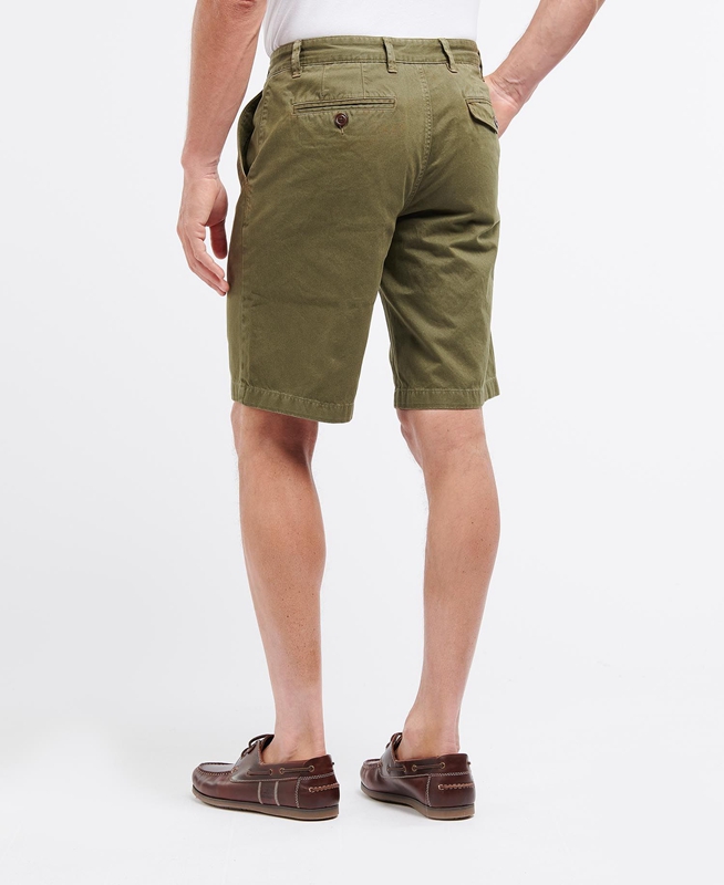 Barbour Neuston Twill Férfi Nadrág Zöld | 349652-TMQ