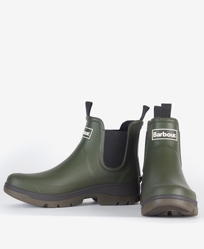 Barbour Nimbus Férfi Csizma Olivazöld | 527431-IBW