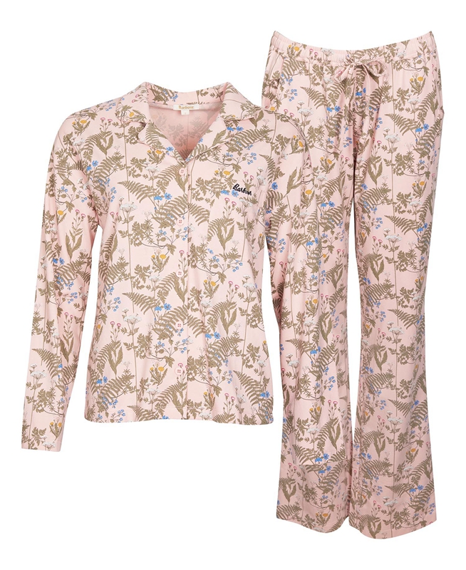 Barbour Nina PJ Set Női Hálóruha Színes | 714083-RGY