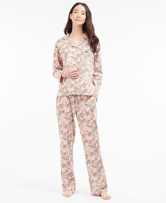 Barbour Nina PJ Set Női Hálóruha Színes | 714083-RGY