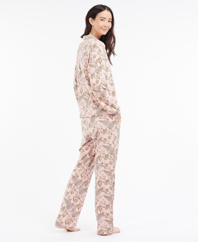 Barbour Nina PJ Set Női Hálóruha Színes | 714083-RGY