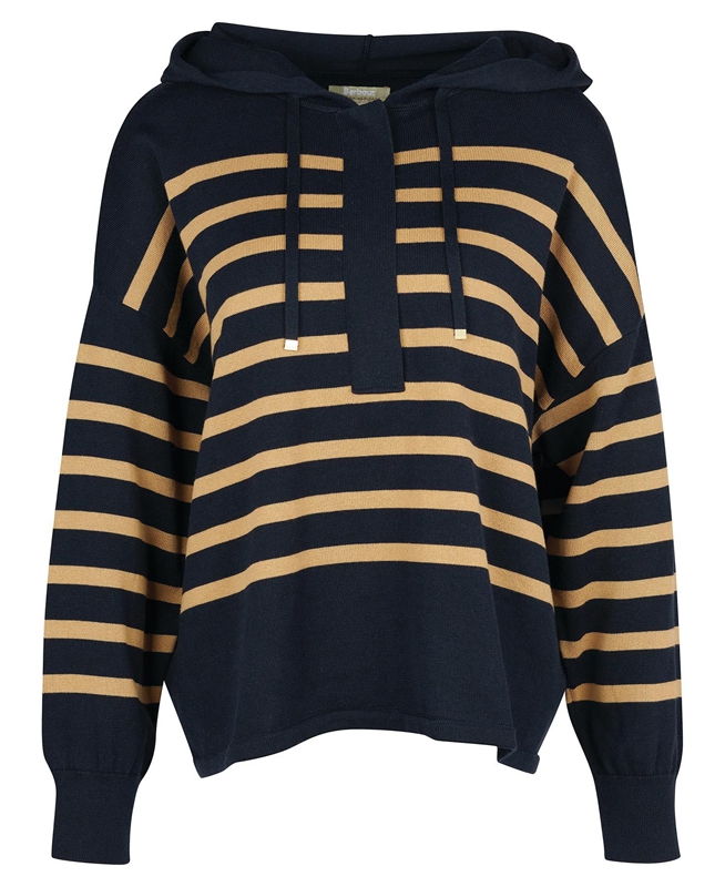 Barbour Odette Knit Női Pulóverek Sötétkék | 569714-NHU